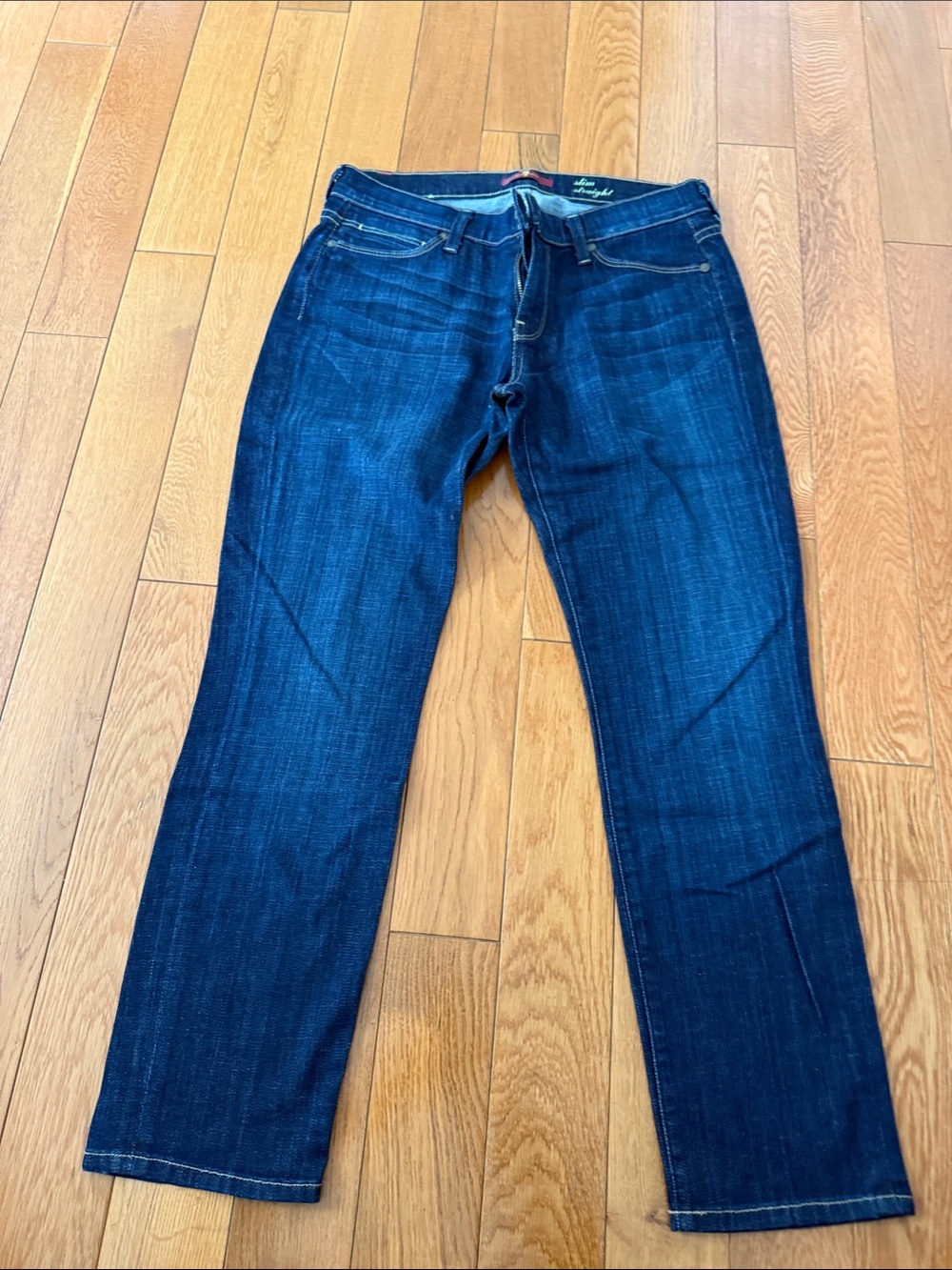 7 For All Mankind Men's Indigo Straight Jeans